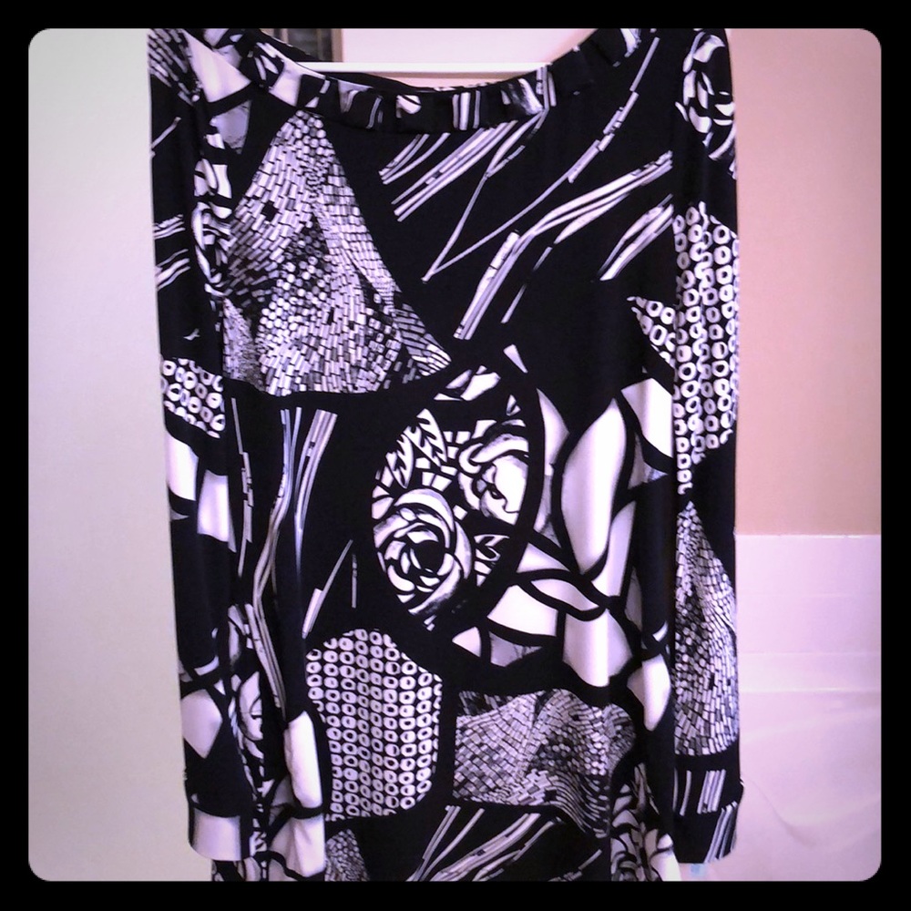 Longer dressy blouse